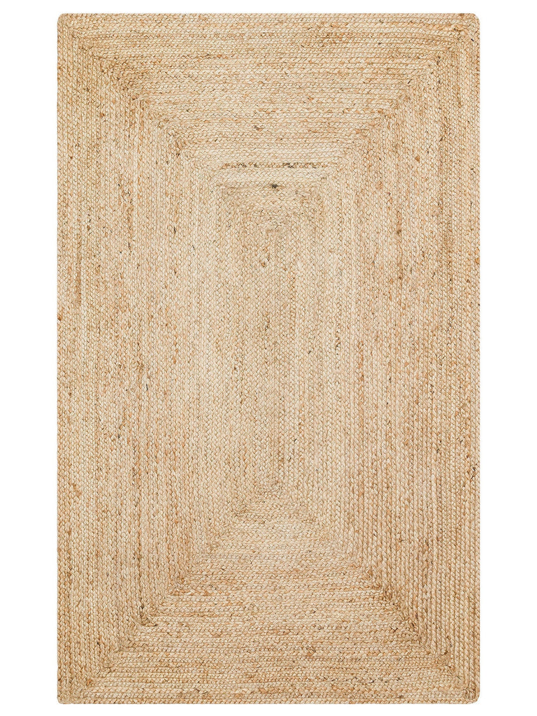 Crown Jute 100% Natural Hand Woven Living Room Corridor Entrance Kitchen Balcony Wicker Carpet 10 NATURAL