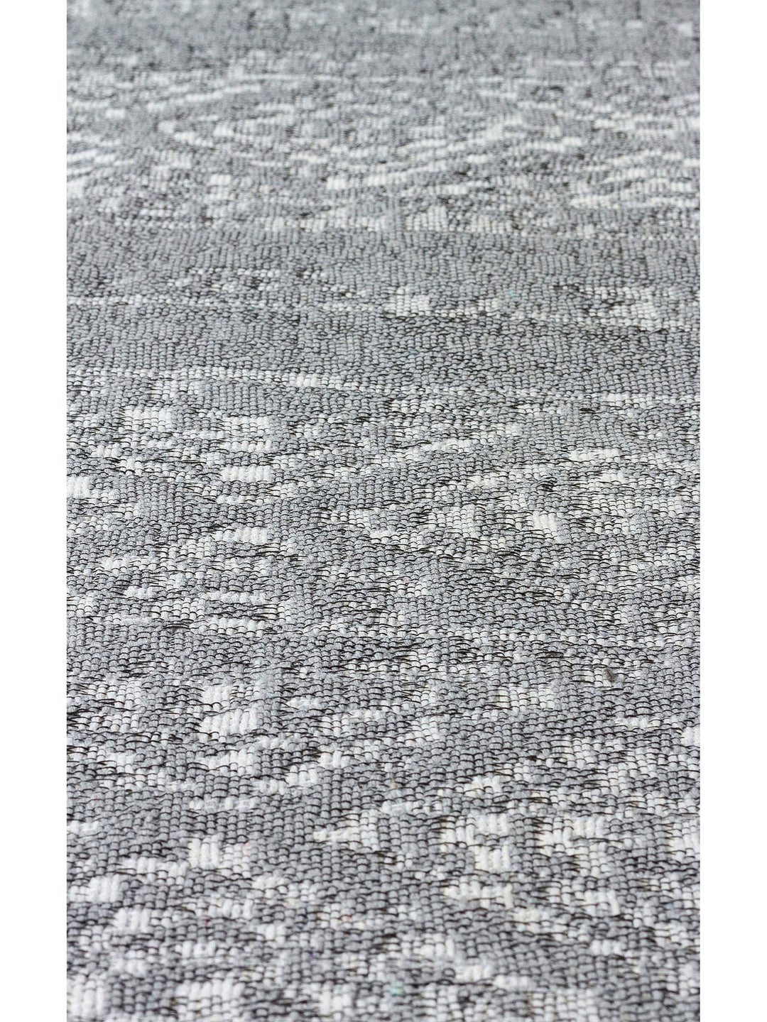 Maya 100% Natural Cotton Washable Double Sided Living Room Kitchen Hallway Modern Rug 01 GREY