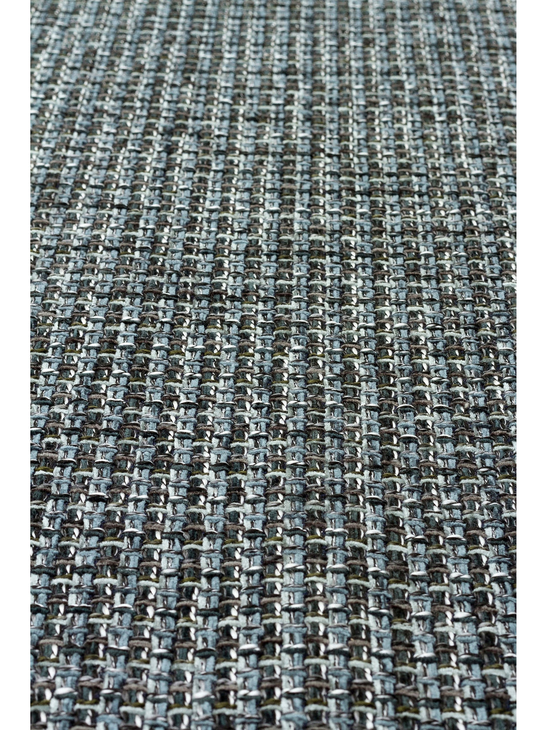 Arizona Wicker Look Modern Living Room Hallway Kitchen Non-Slip Rug 01 ANTHRACITE SILVER