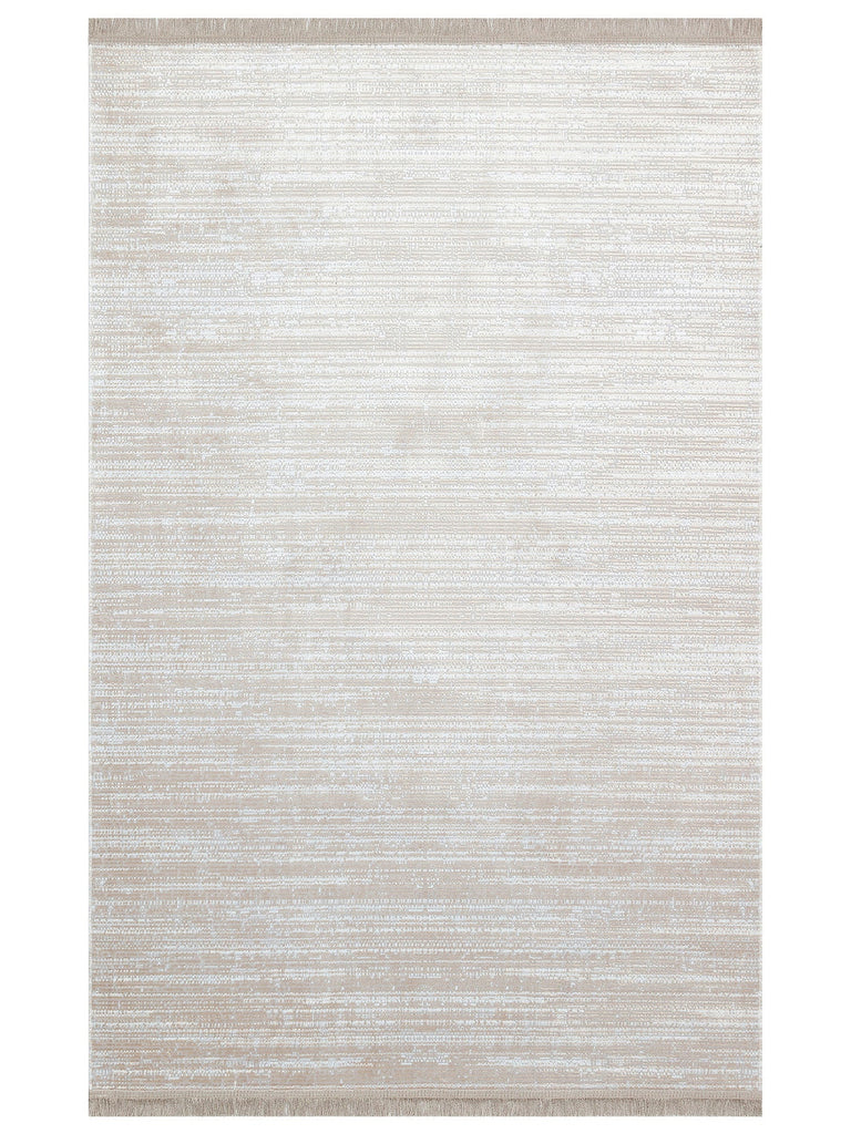 Smooth Yıkanabilir Kaymaz Parlak Oturma Odası Salon Koridor İnce Dokuma Modern Halı 09 BEIGE GOLD XW
