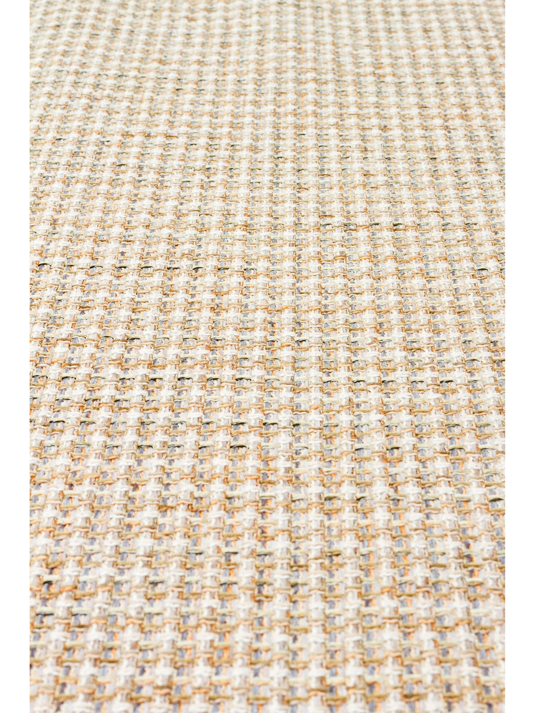 Arizona Wicker Look Modern Living Room Hallway Kitchen Non-Slip Rug 01 CREAM SILVER