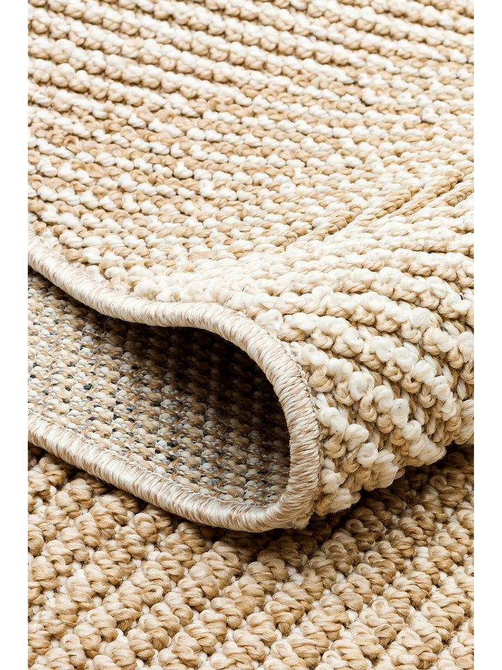 Ole Series Wicker Woven Living Room Hall Hallway Entrance Kitchen Modern Scandinavian Carpet 08 BEIGE