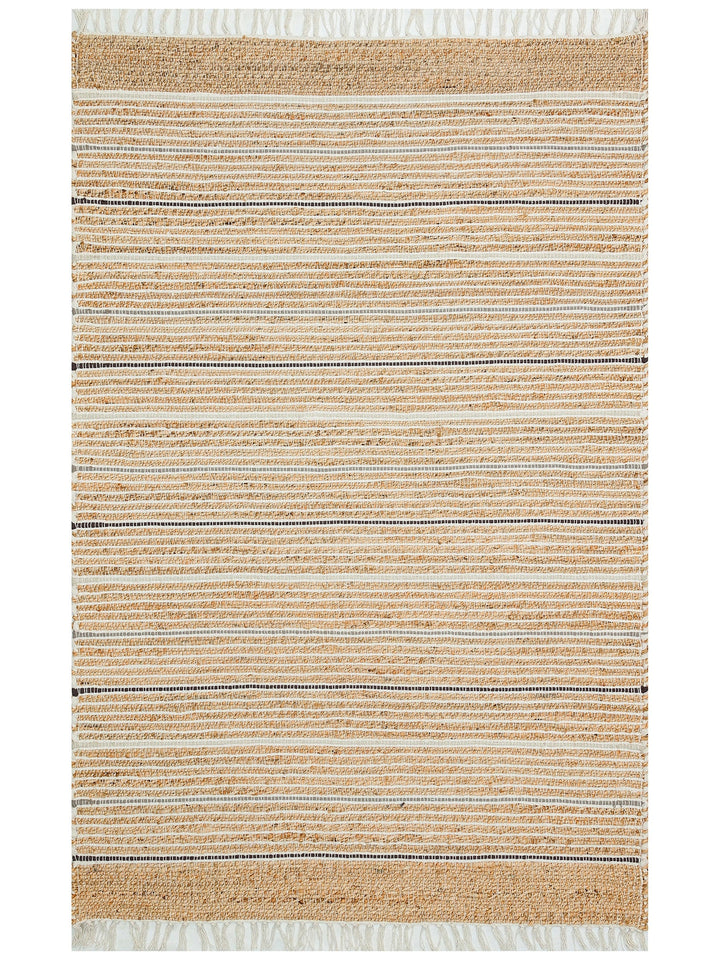 Crown Jute 100% Natural Hand Woven Living Room Corridor Entrance Kitchen Balcony Wicker Carpet 05 NAT.GREY