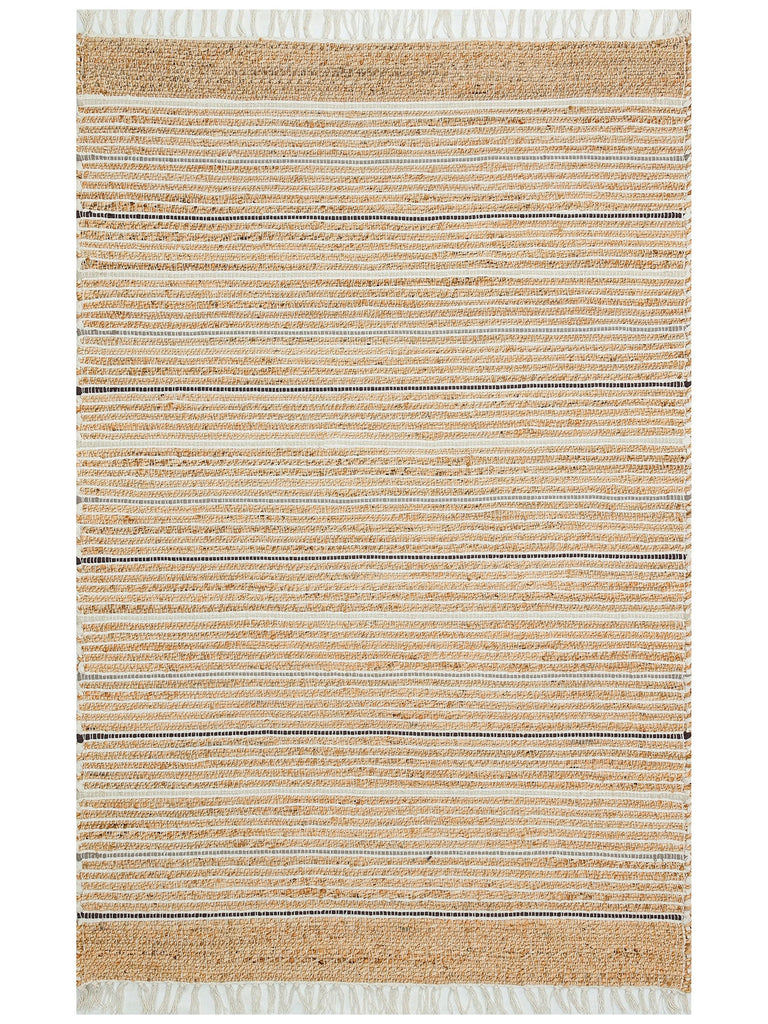 Crown Jute 100% Natural Hand Woven Living Room Corridor Entrance Kitchen Balcony Wicker Carpet 05 NAT.GREY