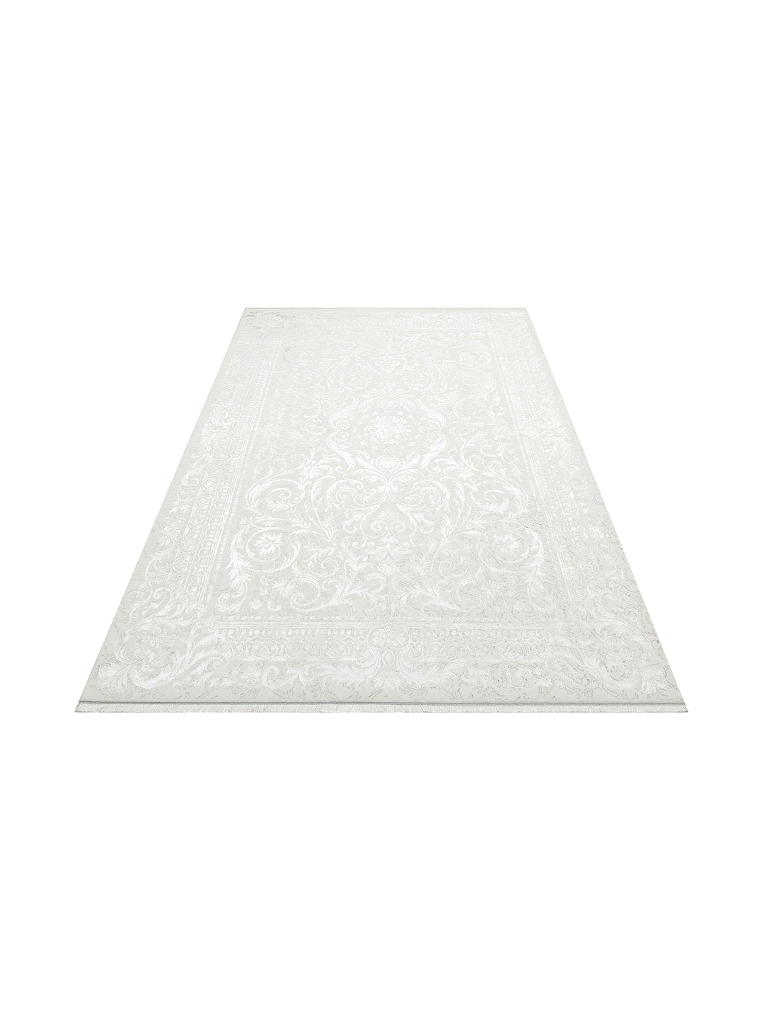 Cesaira Densely Woven Washable Non-Slip Based Living Room Hall Hallway Bright Modern Carpet 01 CREAM