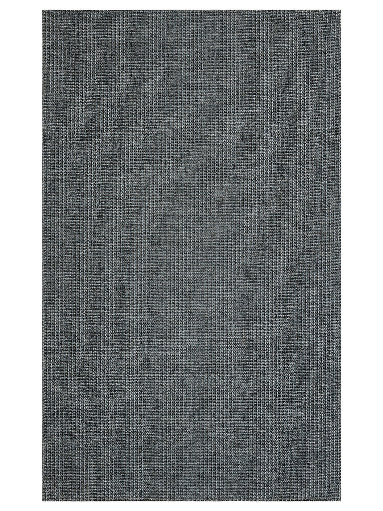 Arizona Wicker Look Modern Living Room Hallway Kitchen Non-Slip Rug 01 ANTHRACITE SILVER