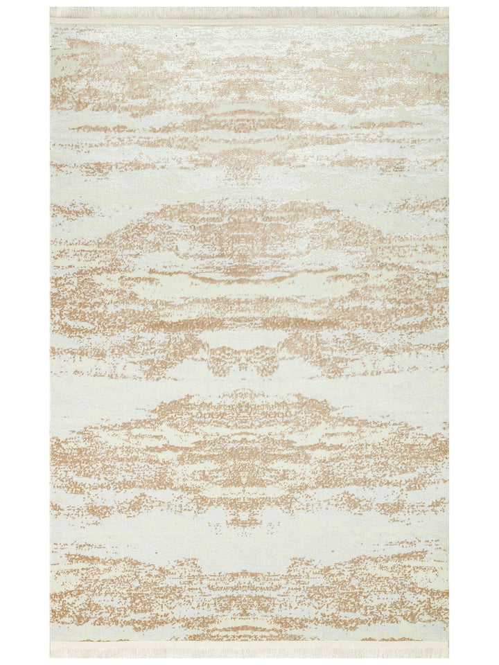 Smooth Washable Non-Slip Shiny Living Room Hallway Fine Woven Modern Carpet 01 CREAMBEIGE XW