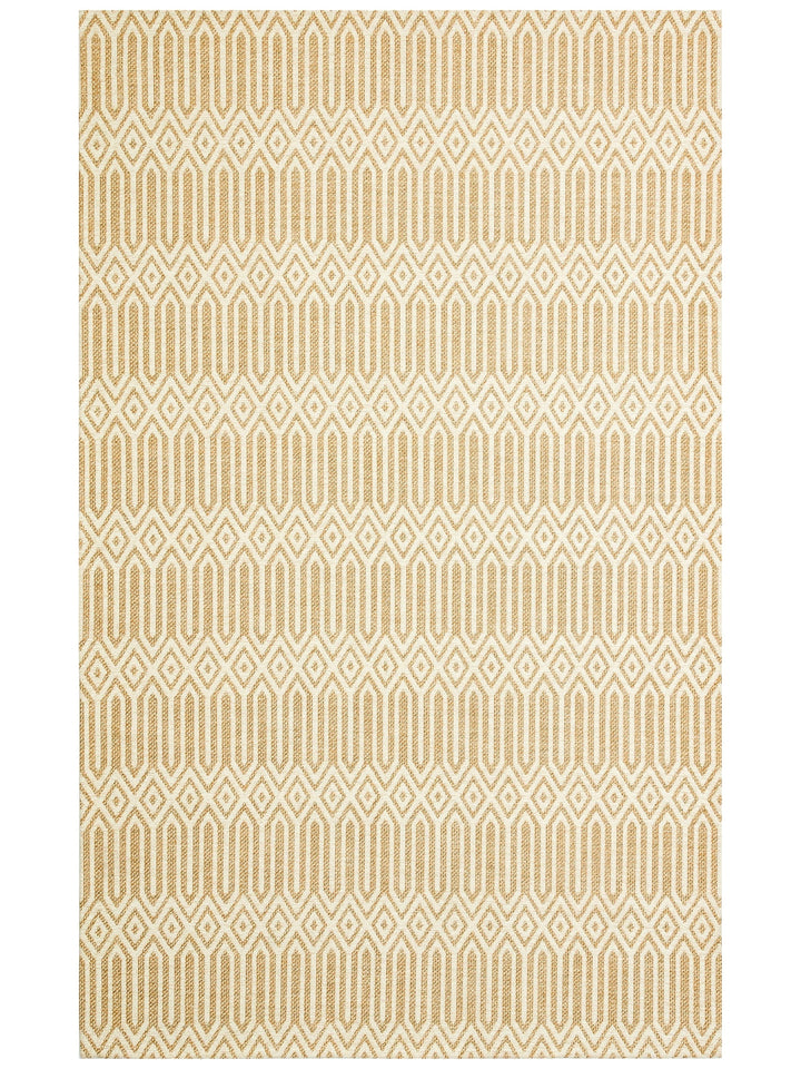 Arizona Wicker Look Modern Living Room Hallway Kitchen Non-Slip Rug 10 NATURAL IVORY