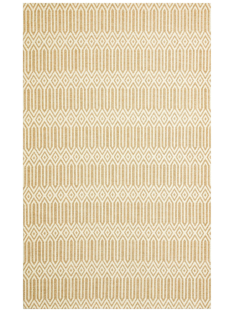 Arizona Wicker Look Modern Living Room Hallway Kitchen Non-Slip Rug 10 NATURAL IVORY