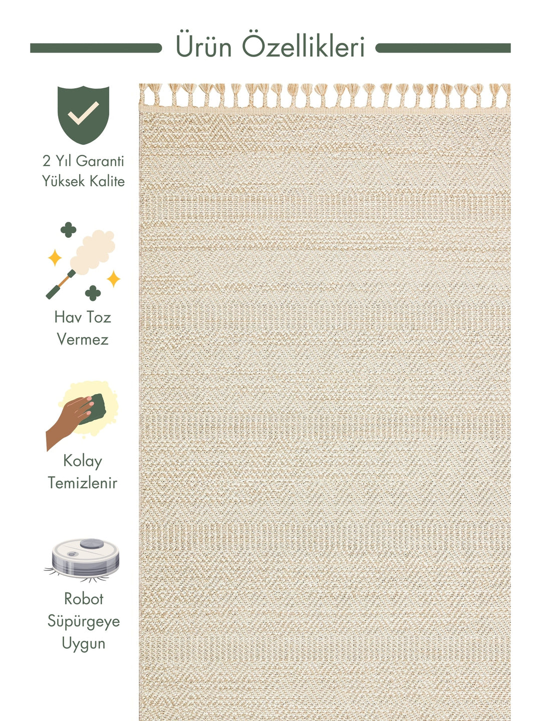 Ole Series Wicker Woven Living Room Hall Hallway Entrance Kitchen Modern Scandinavian Carpet 01 BEIGE