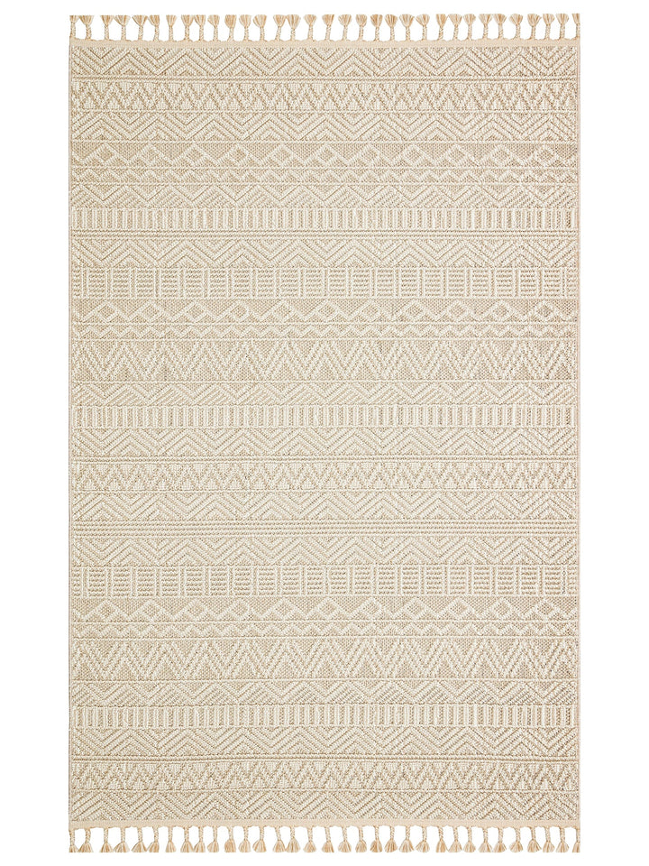 Ole Series Wicker Woven Living Room Hall Hallway Entrance Kitchen Modern Scandinavian Carpet 14 BEIGE