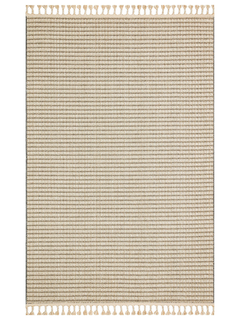 Ole Serisi Hasır Dokuma Oturma Odası Salon Koridor Antre Mutfak Modern İskandinav Halı 17 BEIGE IVORY