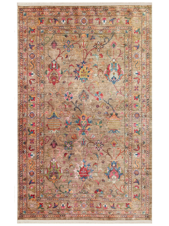 Historic Series Non-Slip Antique Patterned Living Room Sitting Room Corridor Kitchen Washable Carpet 08 BEIGE