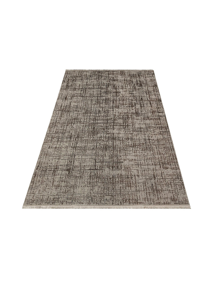 Cesaira Densely Woven Washable Non-Slip Based Living Room Hall Hallway Bright Modern Carpet 03 GREY