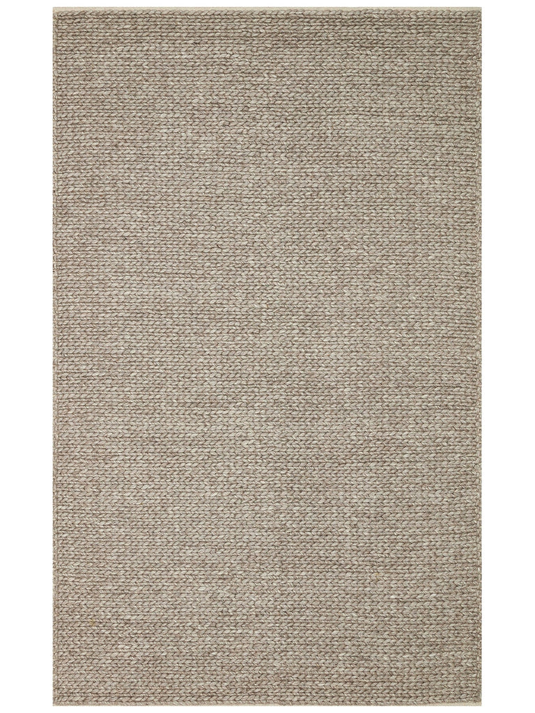 Woolstar 100% Natural Sweater Patterned Living Room Hallway Entrance Hand Woven Knitted Carpet BROWN