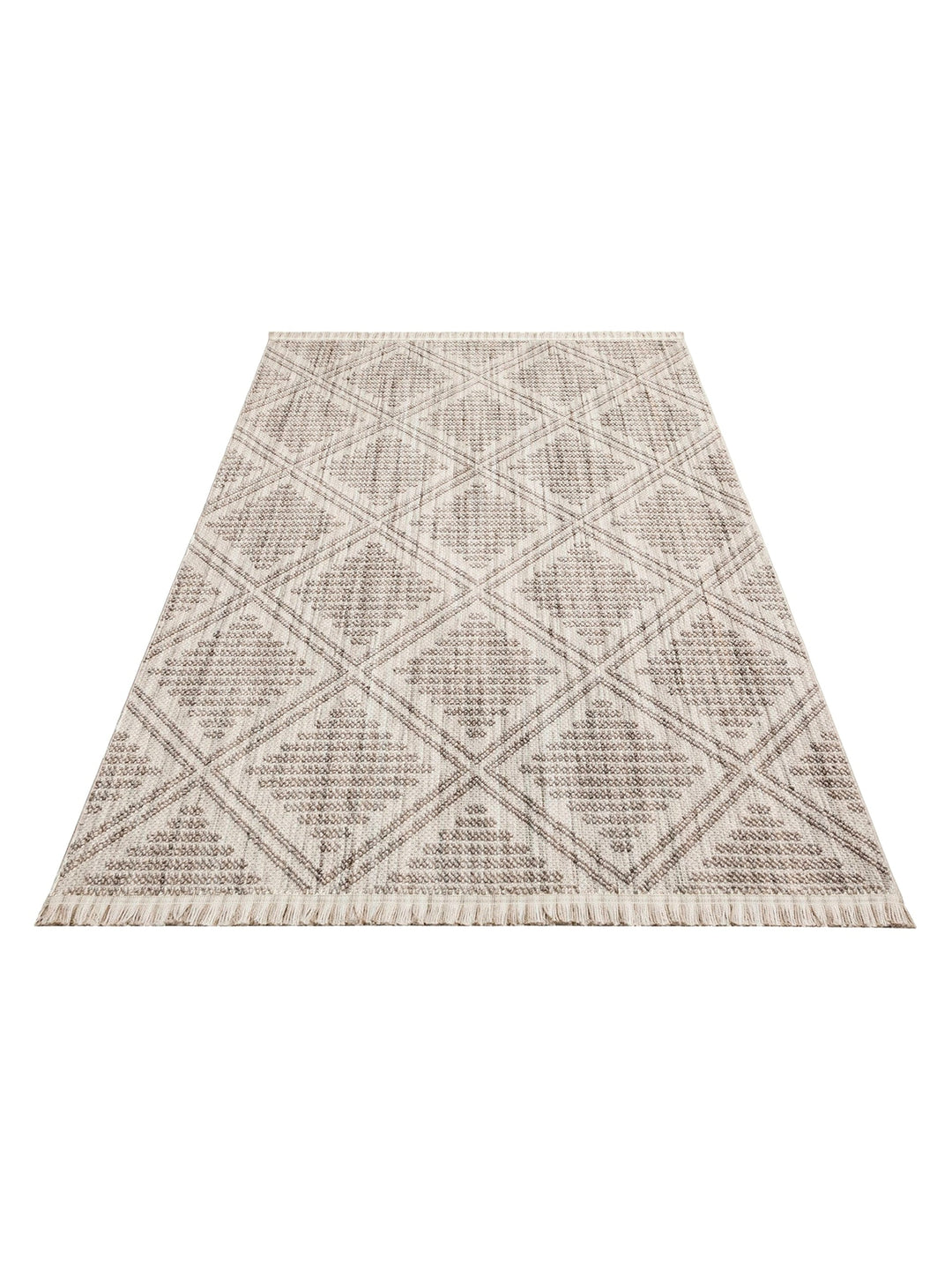 Comfy Modern Patterned Living Room Hallway Entrance Bedroom Knitted Carpet 03 GREY SILVER