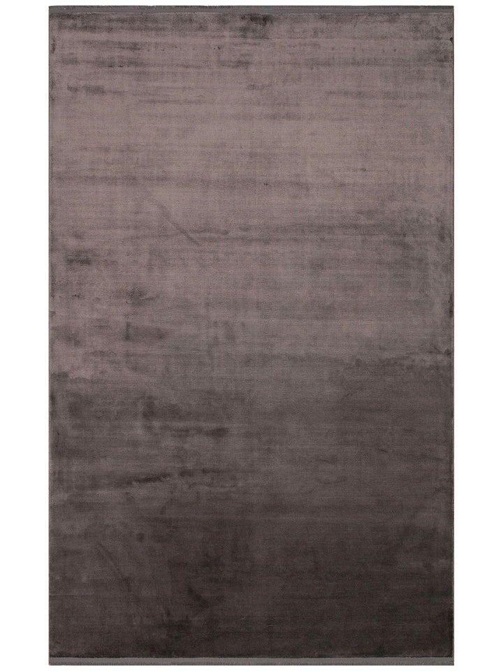 Andrea Series High Quality Dense Woven Special Shiny Bright Living Room Carpet PLAIN CHARCOAL