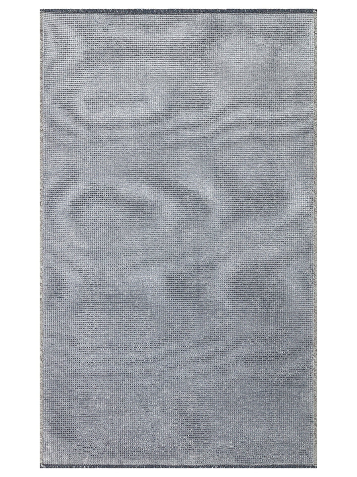 Bali Washable Living Room Hall Hallway Entrance Kitchen Non-Slip Cotton Rug 01 GREY