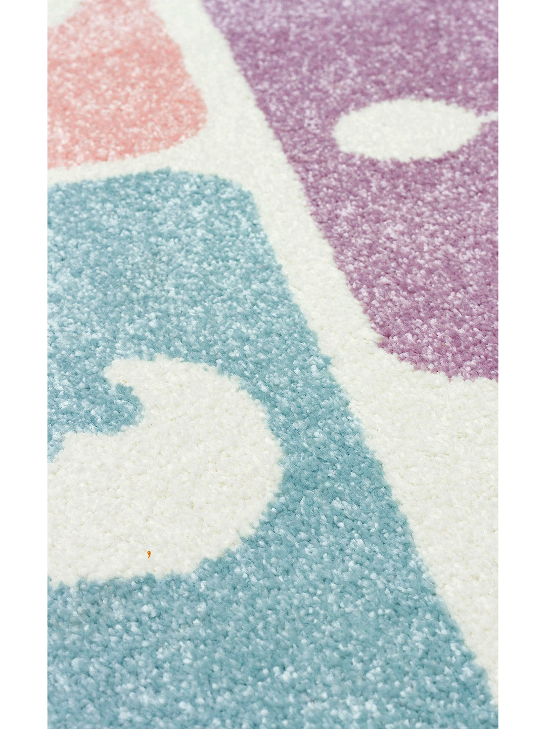 Carpetdocia Kids Fun Hopscotch Themed Children's Carpet 25 PASTEL