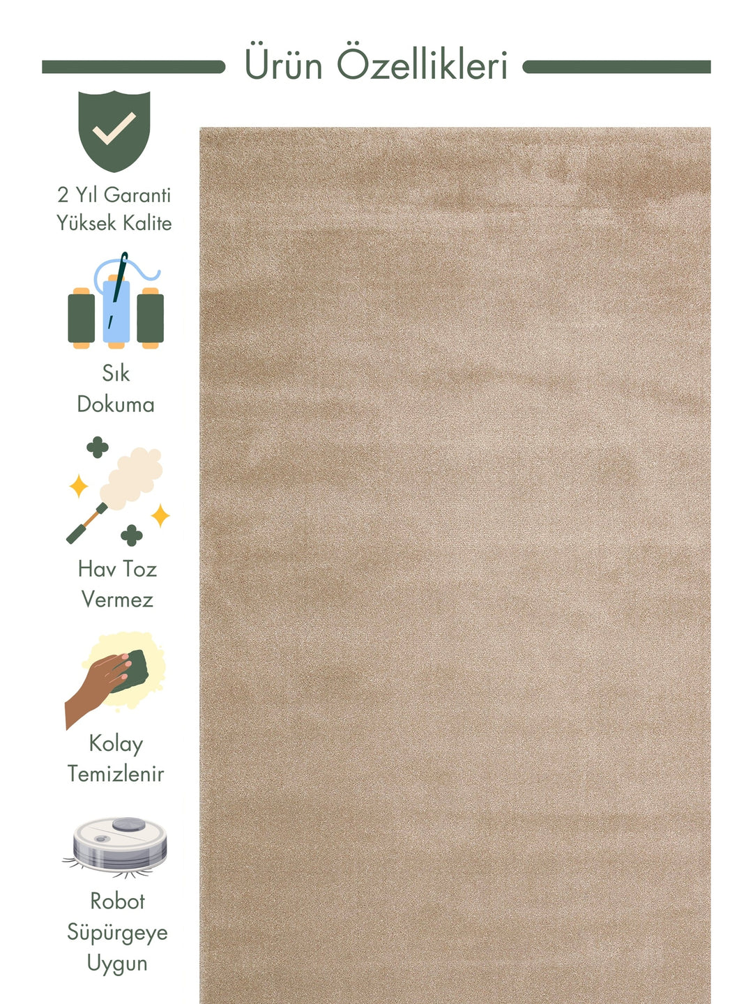 Lamma Series Plain Patterned Living Room Hall Hallway Entrance Bedroom Modern Carpet PLAIN BEIGE