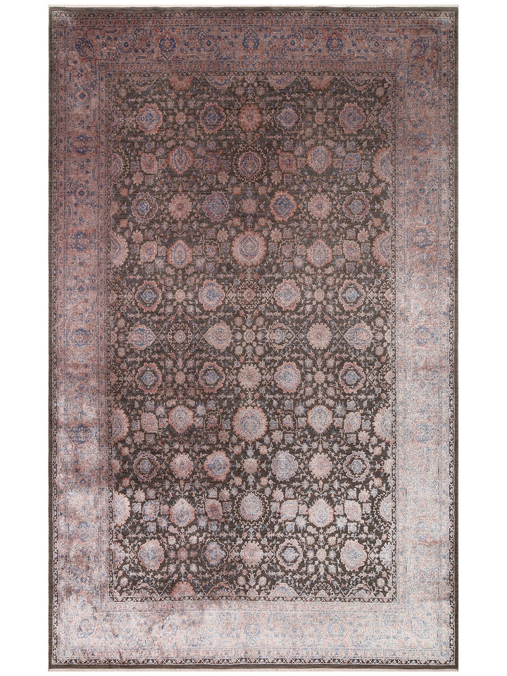 Kashmir Series Rich Colored Stylish Living Room Carpet Produced with Special Dyeing Process 01 BRONZE