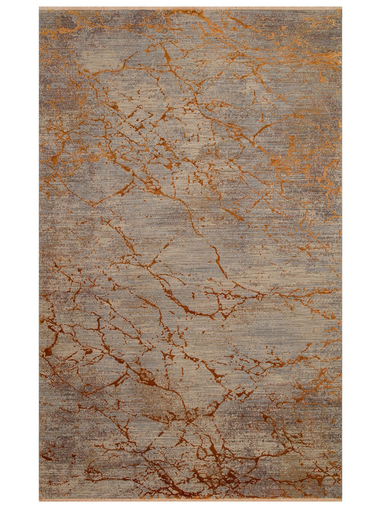 Göreme Series High Low Texture High Quality Dense Woven Modern Living Room Carpet 01 COPPER