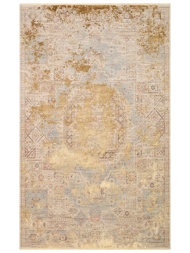 Göreme Series High Low Texture High Quality Dense Woven Modern Living Room Carpet 03 CAMEL