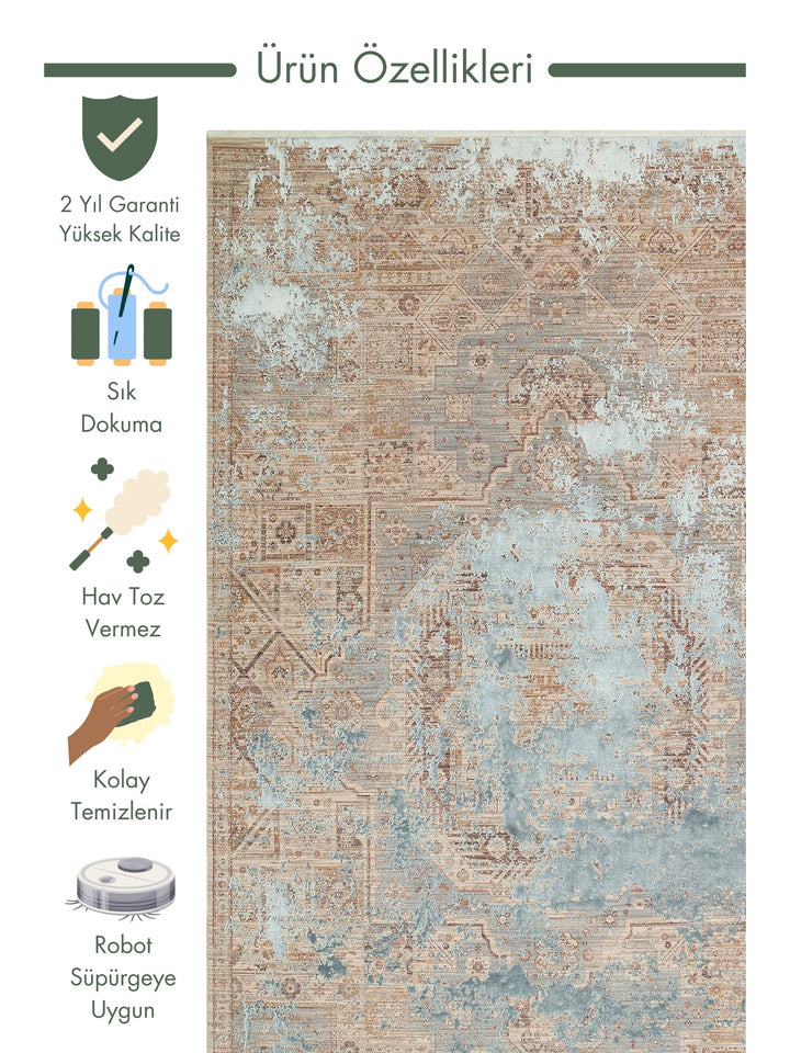 Göreme Series High Low Texture High Quality Tight Woven Modern Living Room Carpet 03 GREY