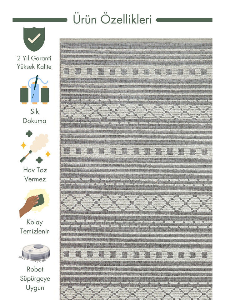 Sri Lanka Fluff Dust-Free Living Room Hall Corridor Kitchen Bedroom Modern Carpet 02 GREY