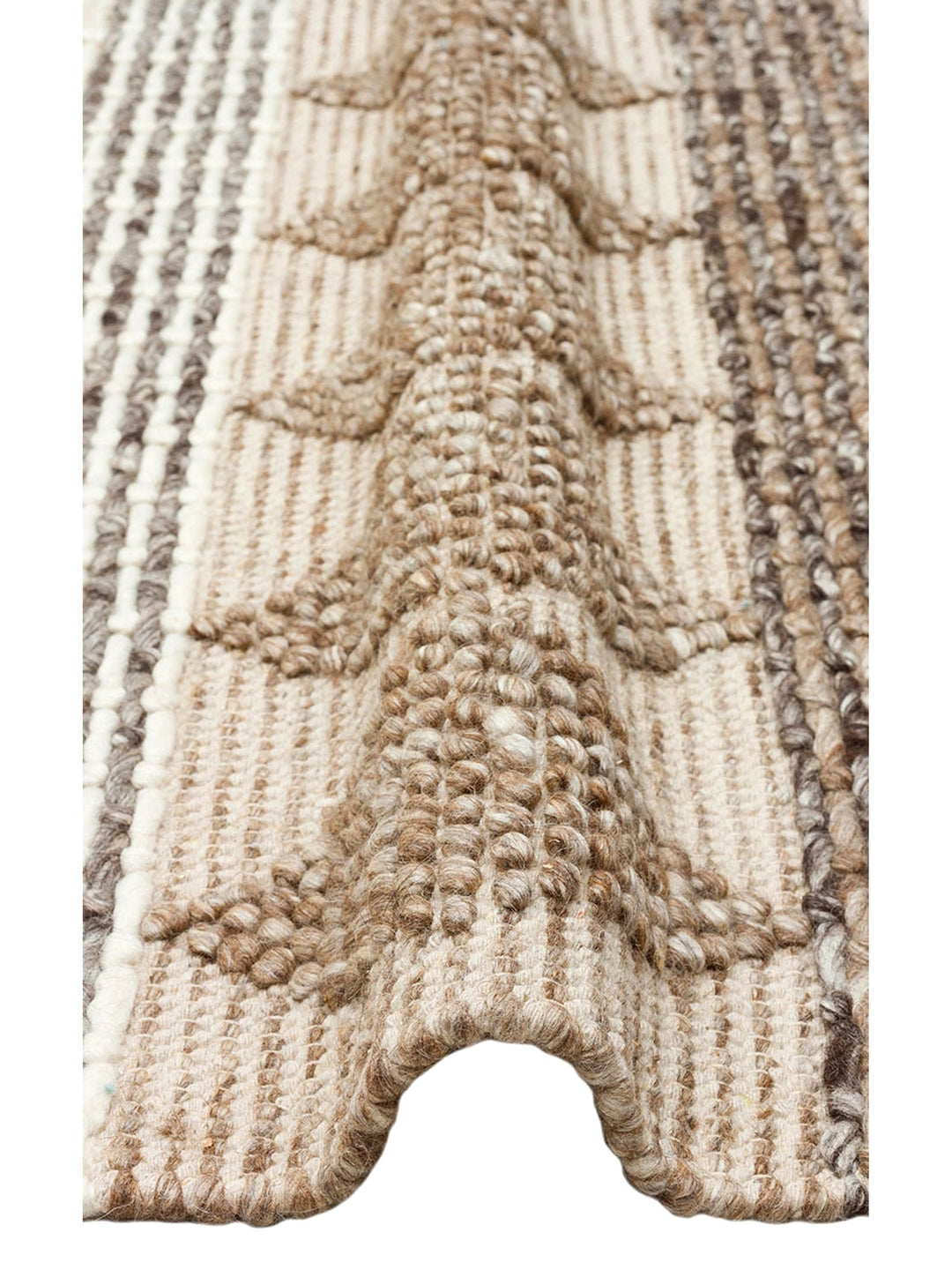 Woolstar 100% Natural Sweater Patterned Living Room Hallway Entrance Hand Woven Knitted Carpet JD 01 GREY