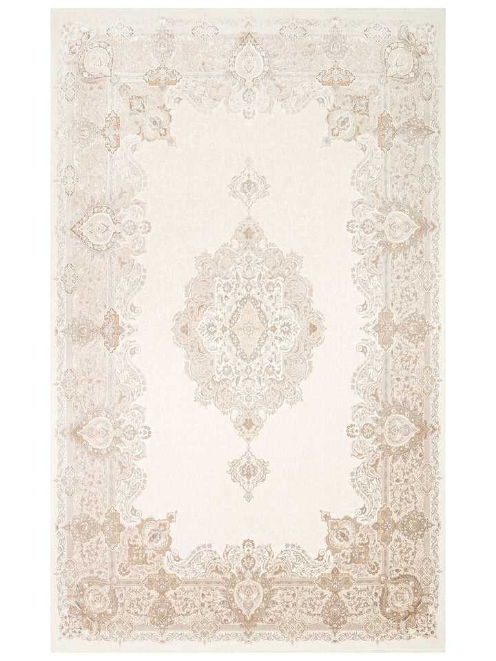 Üsküdar Series High Quality Dense Woven Modern Living Room Carpet 01 CREAM BEIGE