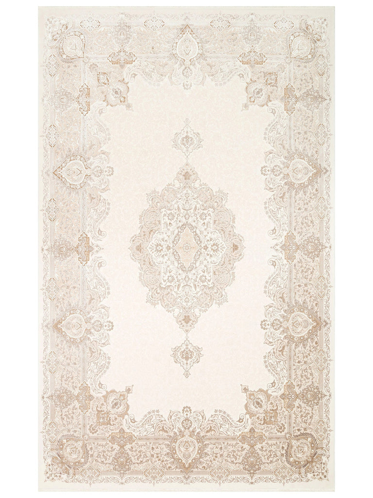 Üsküdar Series High Quality Dense Woven Modern Living Room Carpet 01 CREAM BEIGE