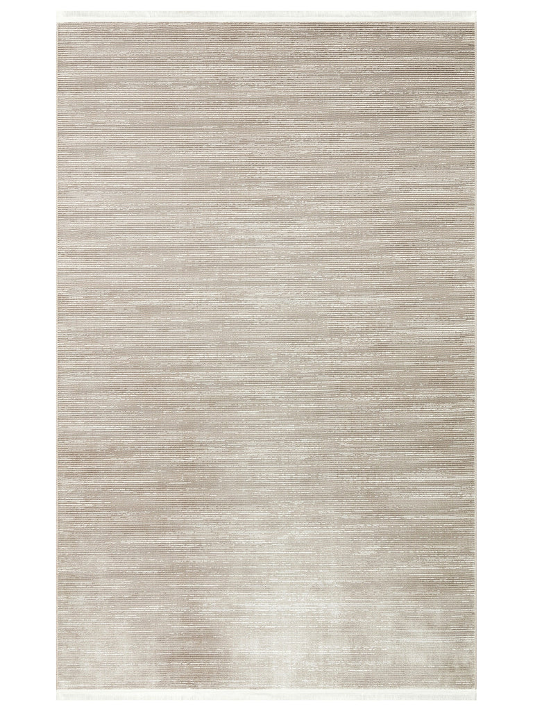 Smooth Lux Bright Living Room Hall Hallway Fine Woven Modern Carpet 907 BEIGE