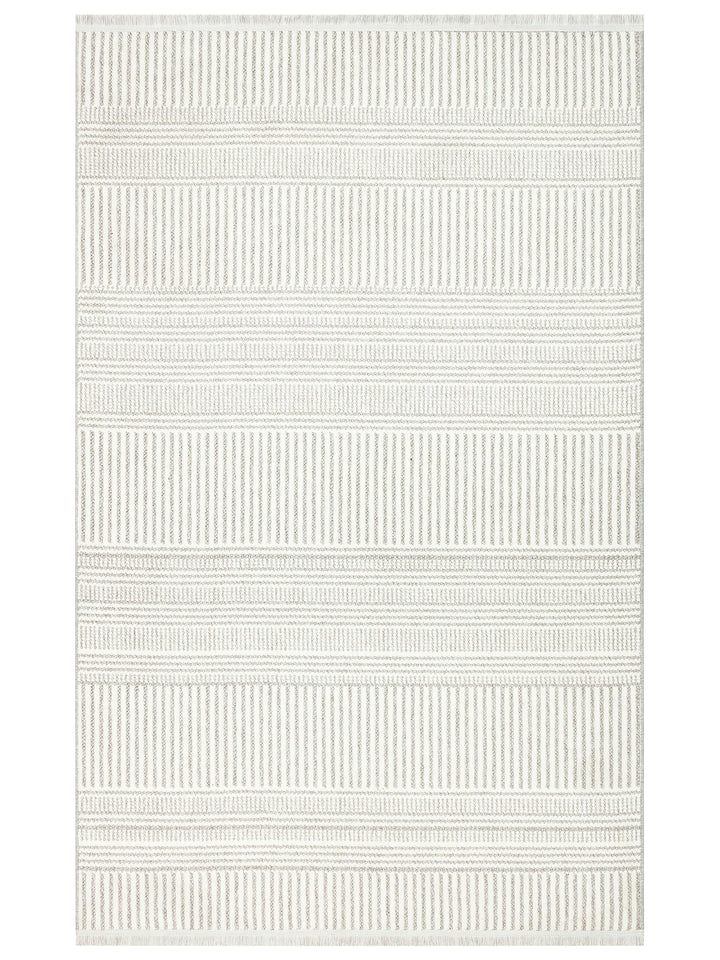 Scandinavian Series Wicker Woven Living Room Corridor Entrance Kitchen Modern Carpet 01 WHITE GREY