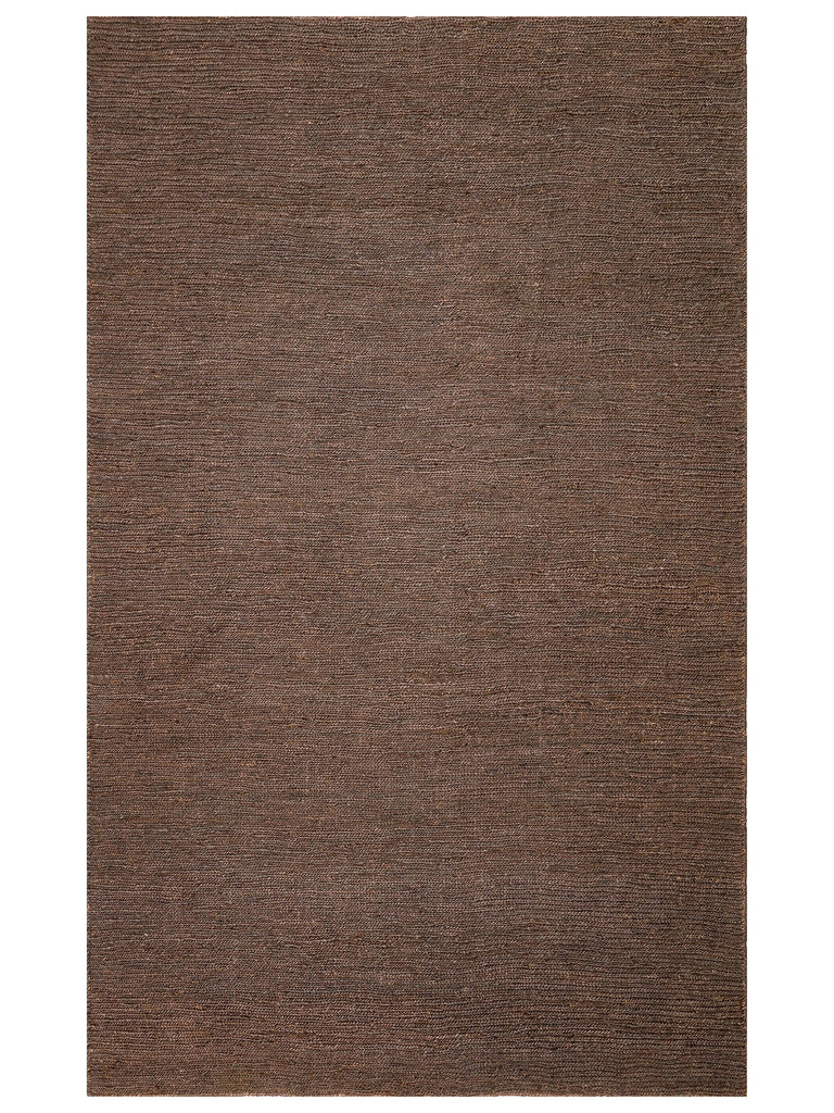 Coffee 100% Natural Hemp Living Room Hall Hallway Entrance Bedroom Knitted Carpet PLAIN BROWN