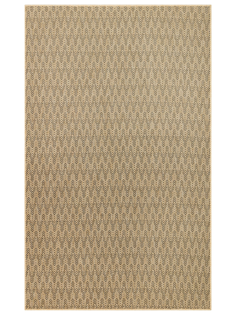 Dream Easy to Clean Sisal Look Carpet Suitable for Indoor and Outdoor Use 02 NATURAL BLACKXW