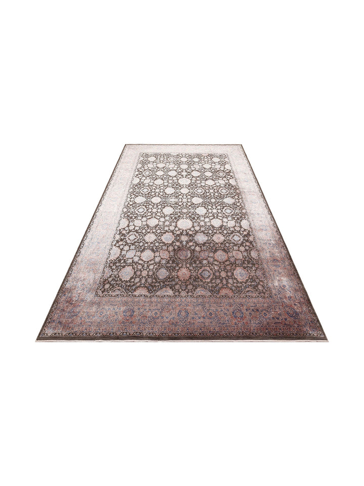 Kashmir Series Rich Colored Stylish Living Room Carpet Produced with Special Dyeing Process 01 BRONZE