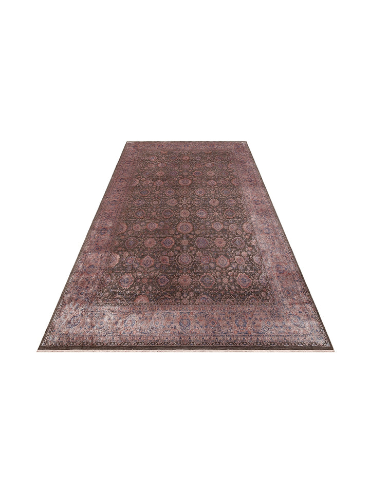 Kashmir Series Rich Colored Stylish Living Room Carpet Produced with Special Dyeing Process 01 BRONZE