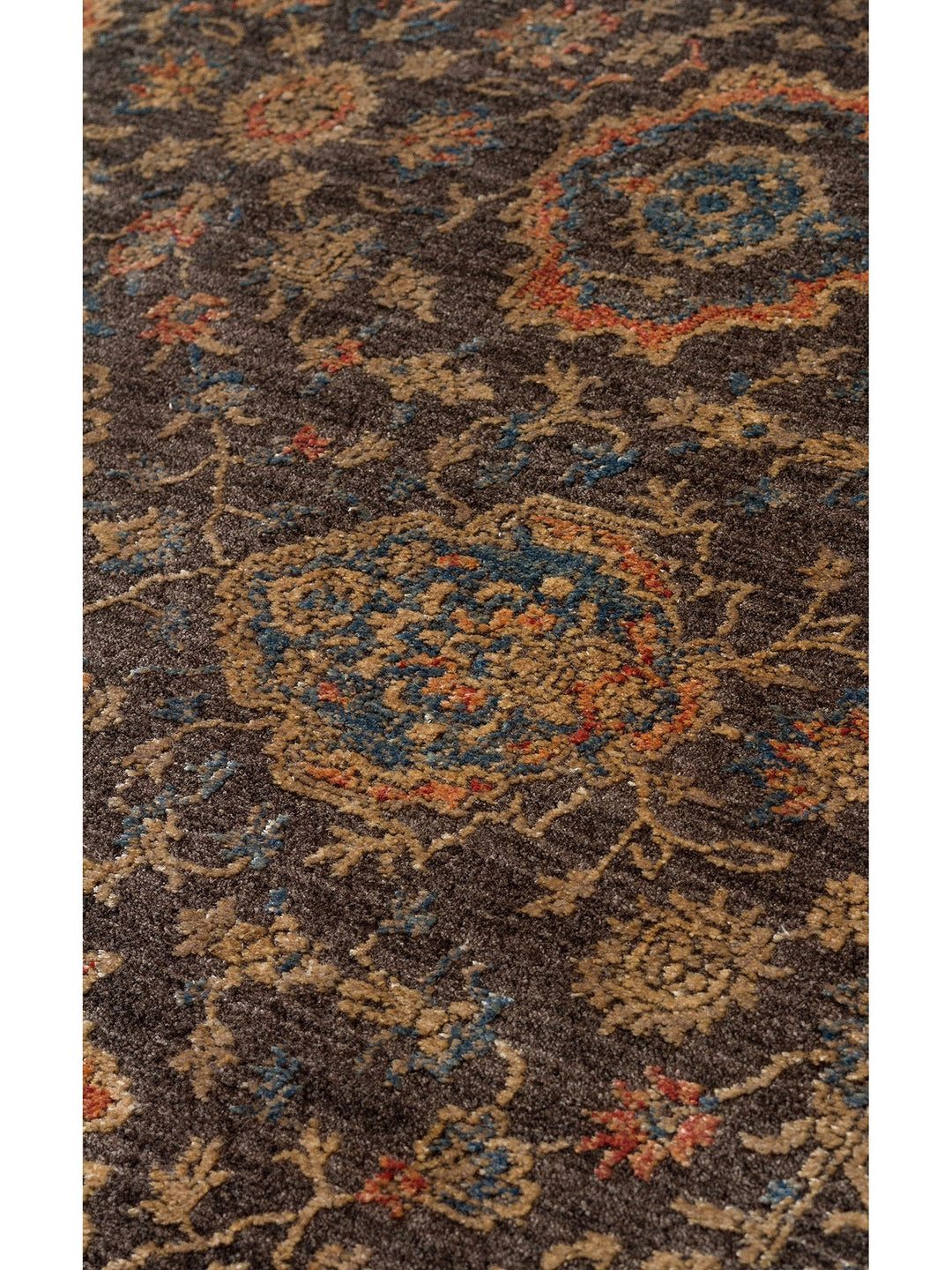 Kashmir Series Rich Coloured Stylish Living Room Carpet Produced with Special Dyeing Process 01 OLIVE