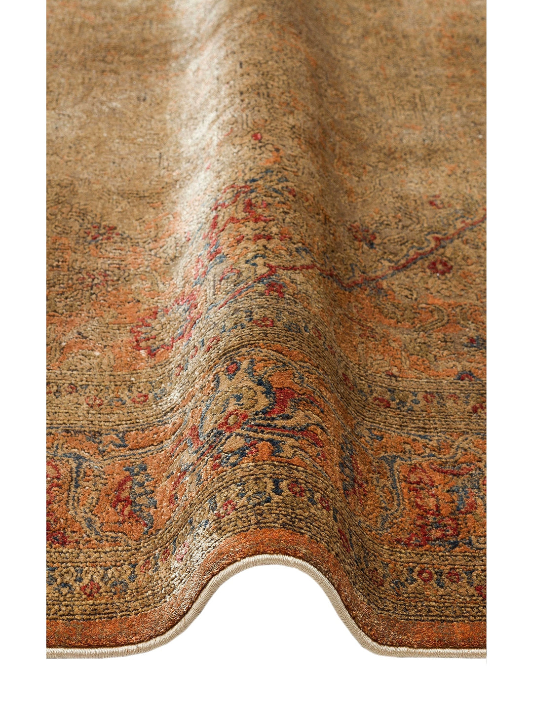 Kashmir Series Rich Colored Stylish Living Room Carpet Produced with Special Dyeing Process 02 BEIGE