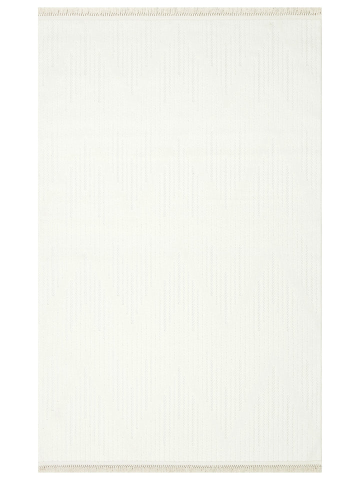 Sevilla Soft Touch Non-Dust Living Room Hall Hallway Entrance Modern Carpet 03 WHITE