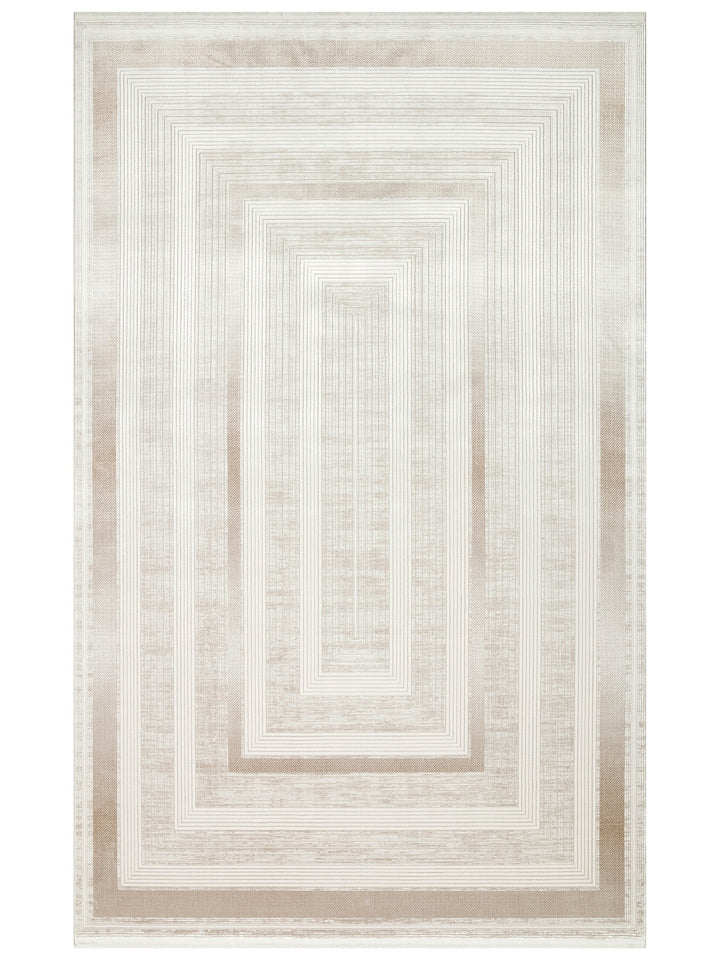 Mumbai Series Classic Patterned High Quality Tight Woven Bright Living Room Carpet 13 CREAM BEIGE