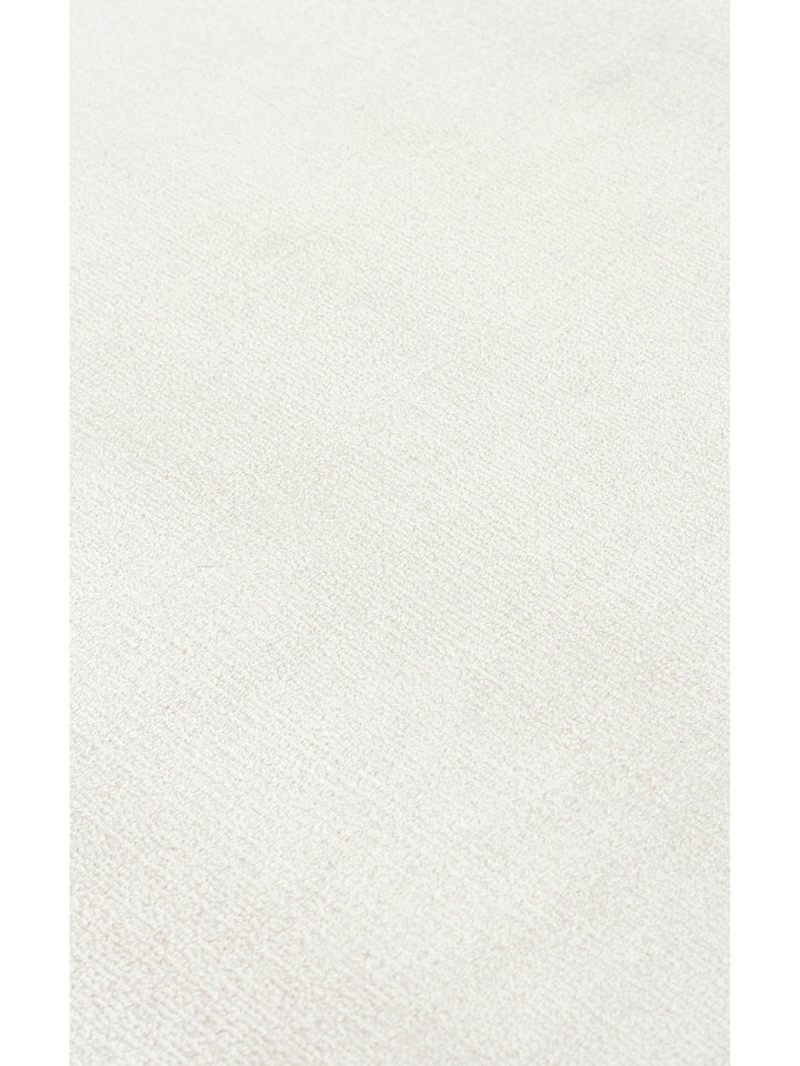 Andrea Series High Quality Dense Woven Special Shiny Bright Living Room Carpet PLAIN CREAM