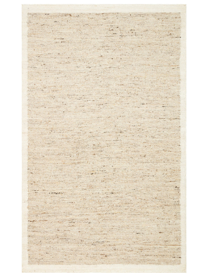 Urumchi 100% Natural Wool Jute Mix Living Room Hall Hallway Kitchen Hand Woven Carpet 01 GREY CREAM