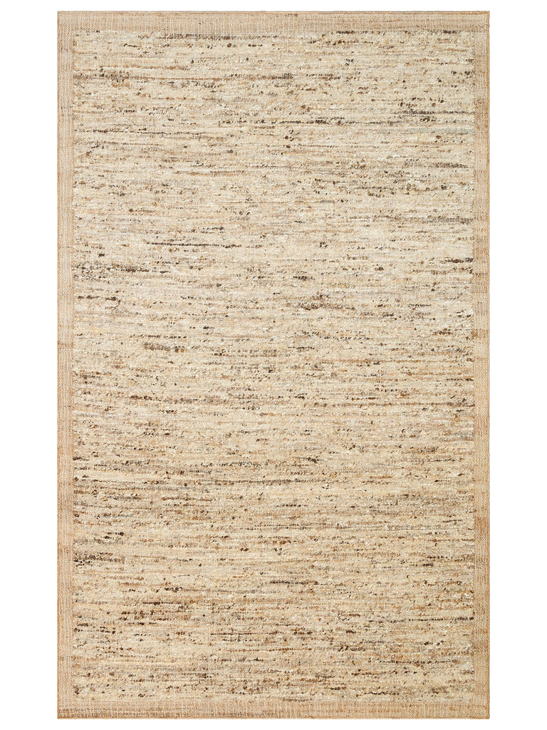 Urumchi 100% Natural Wool Jute Mix Living Room Hall Hallway Kitchen Hand Woven Carpet 01MULTNATURAL