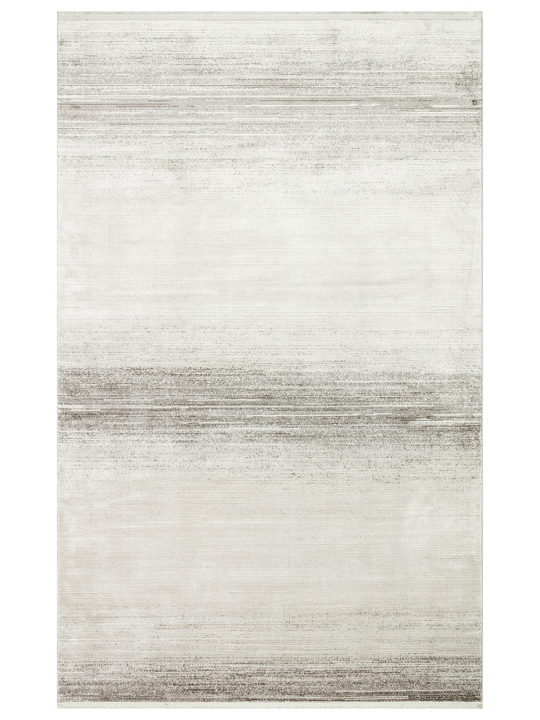 Sahara Series Viscose Blend Shiny Stylish Living Room Carpet 01 CREAM GREY