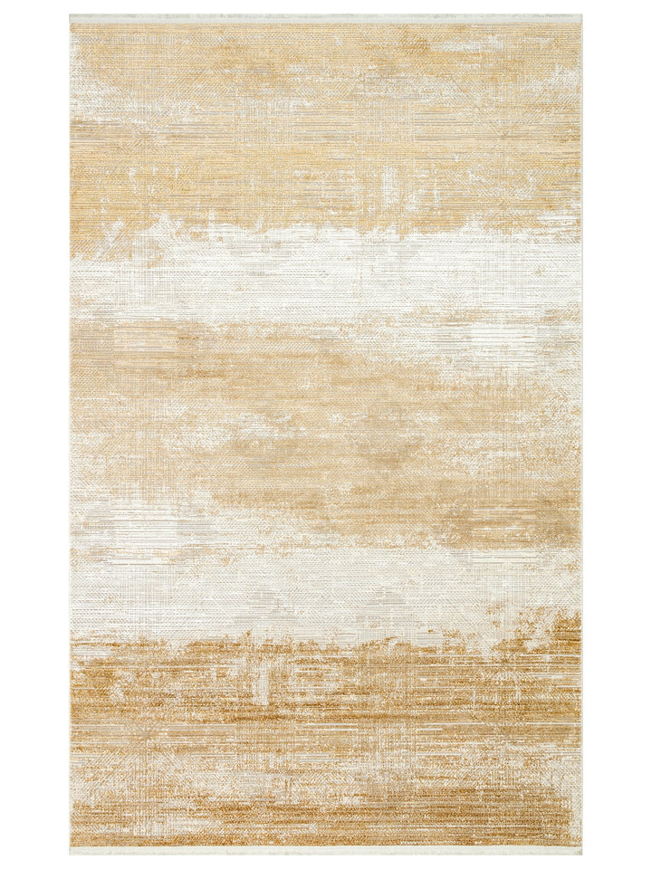 Sahara Series Viscose Blend Shiny Stylish Living Room Carpet 02 CREAM TERRA