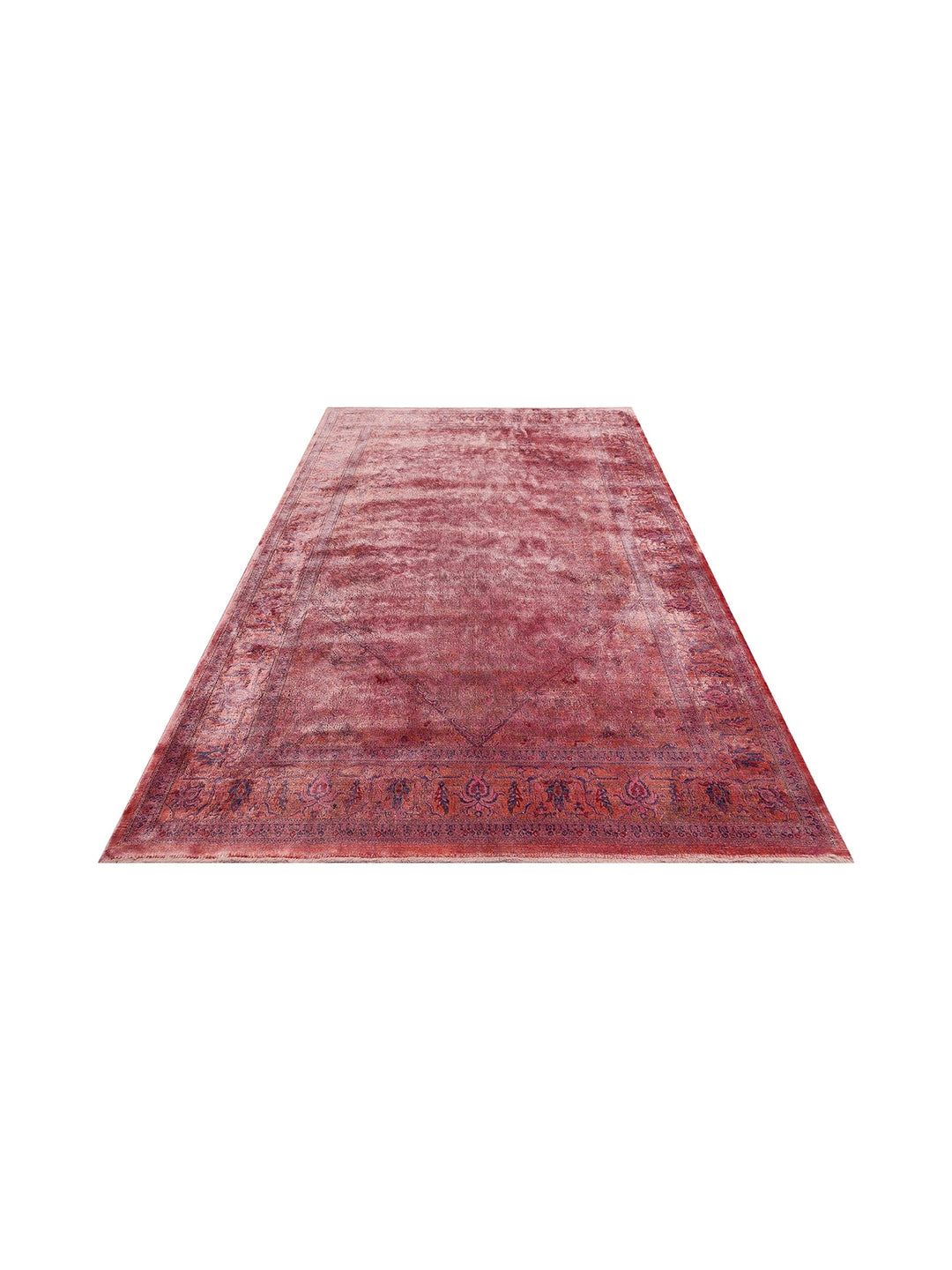 Kashmir Series Rich Coloured Stylish Living Room Carpet Produced with Special Dyeing Process 02 FUSCHIA