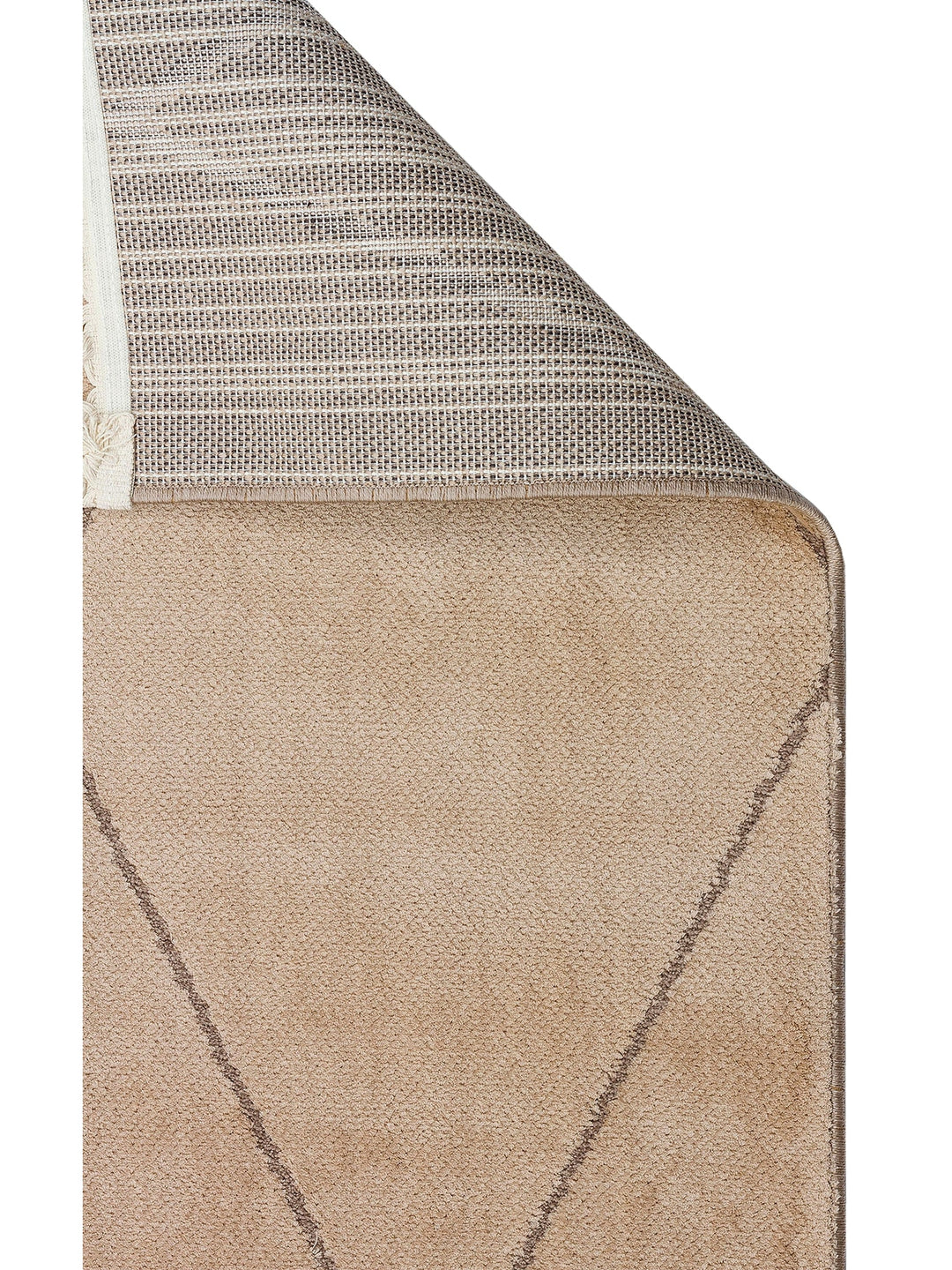 Lounge Series Ethnic Patterned Living Room Hallway Soft Modern Carpet 02 BEIGE