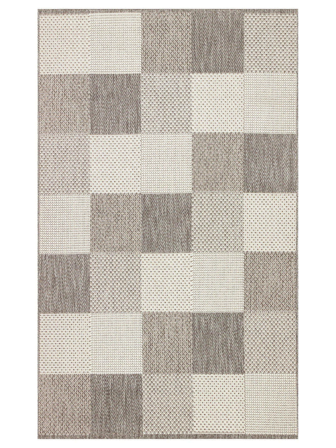 Resort Cotton Non-Slip Based Living Room Corridor Entrance Kitchen Stylish Rug 01 GREY